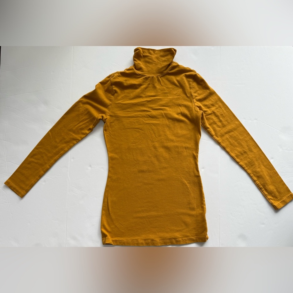 Ambiance Mustard Turtleneck Sweater - Picture 2 of 7